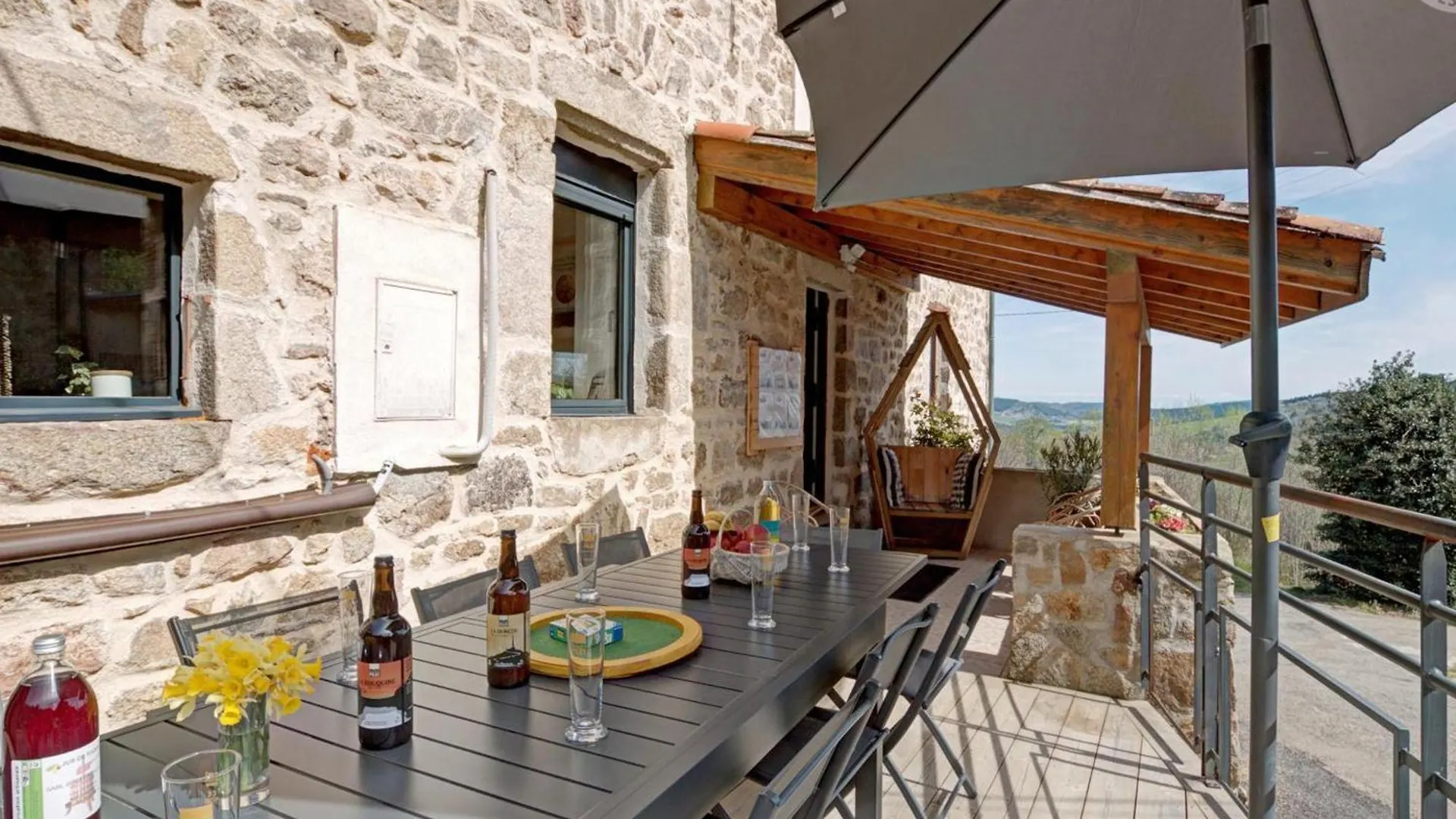 Semesterbostad Gite De Charme Pour 13 Pers. Avec Spa Et Wifi - Fr-1-496-336 Saint-Julien-Molin-Molette